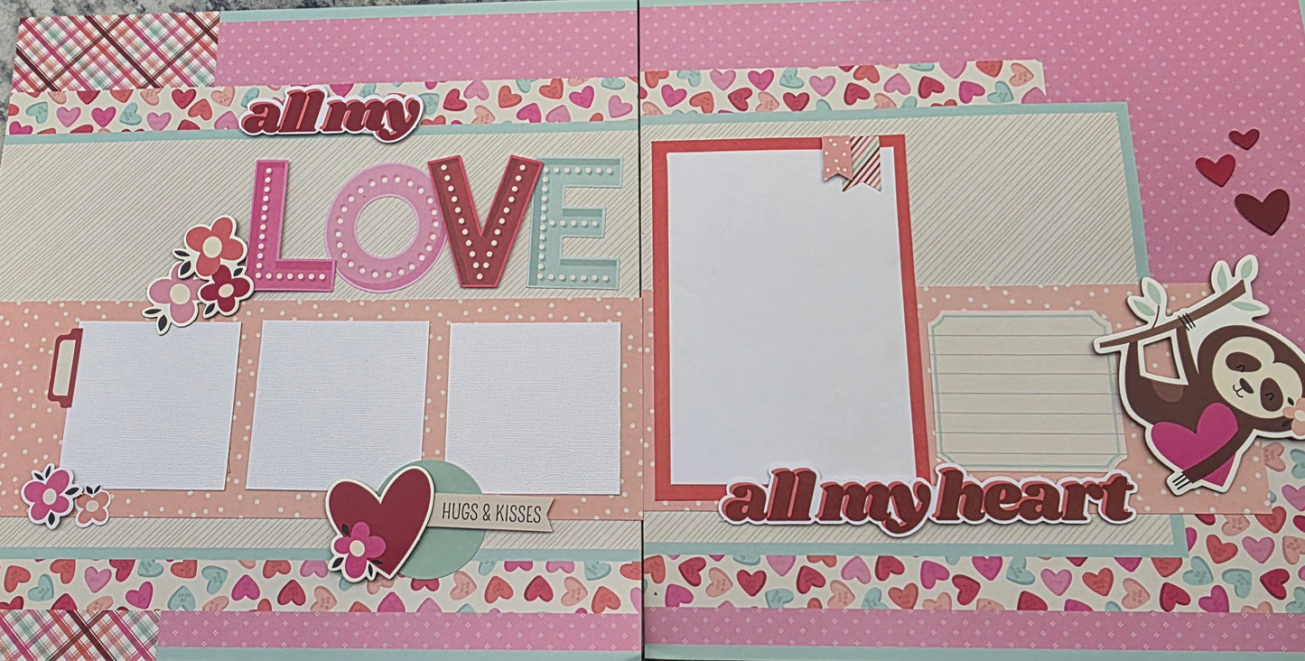Love Page Kit - Premade Layout