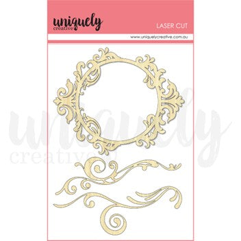 UCL1772 - Wooden Frame and Flourish
