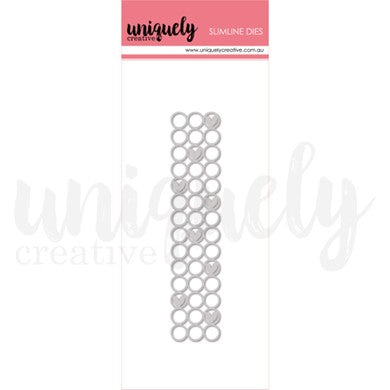 UCD2168 - Circle Heart Texture Die