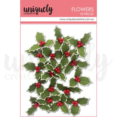 UCE1984 - Christmas Holly Flowers