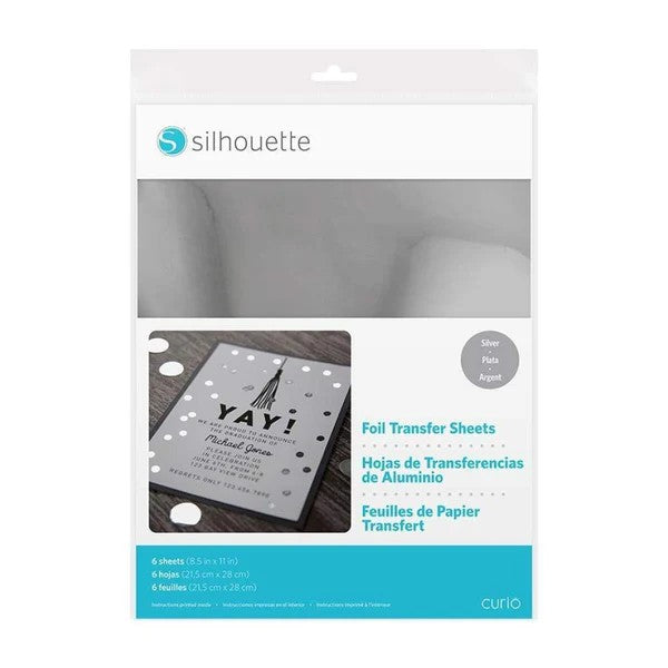 TRFOIL-SVR - Foil Transfer Sheets 6pk