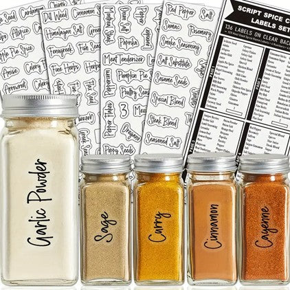 White Spice Labels