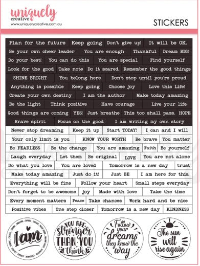Heart & Soul Journal Stickers