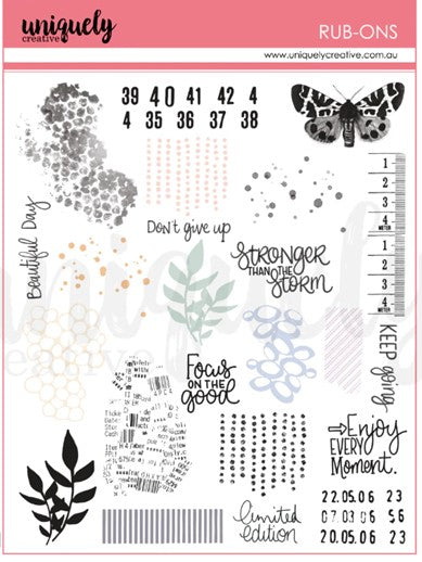 Heart & Soul Rub-ons