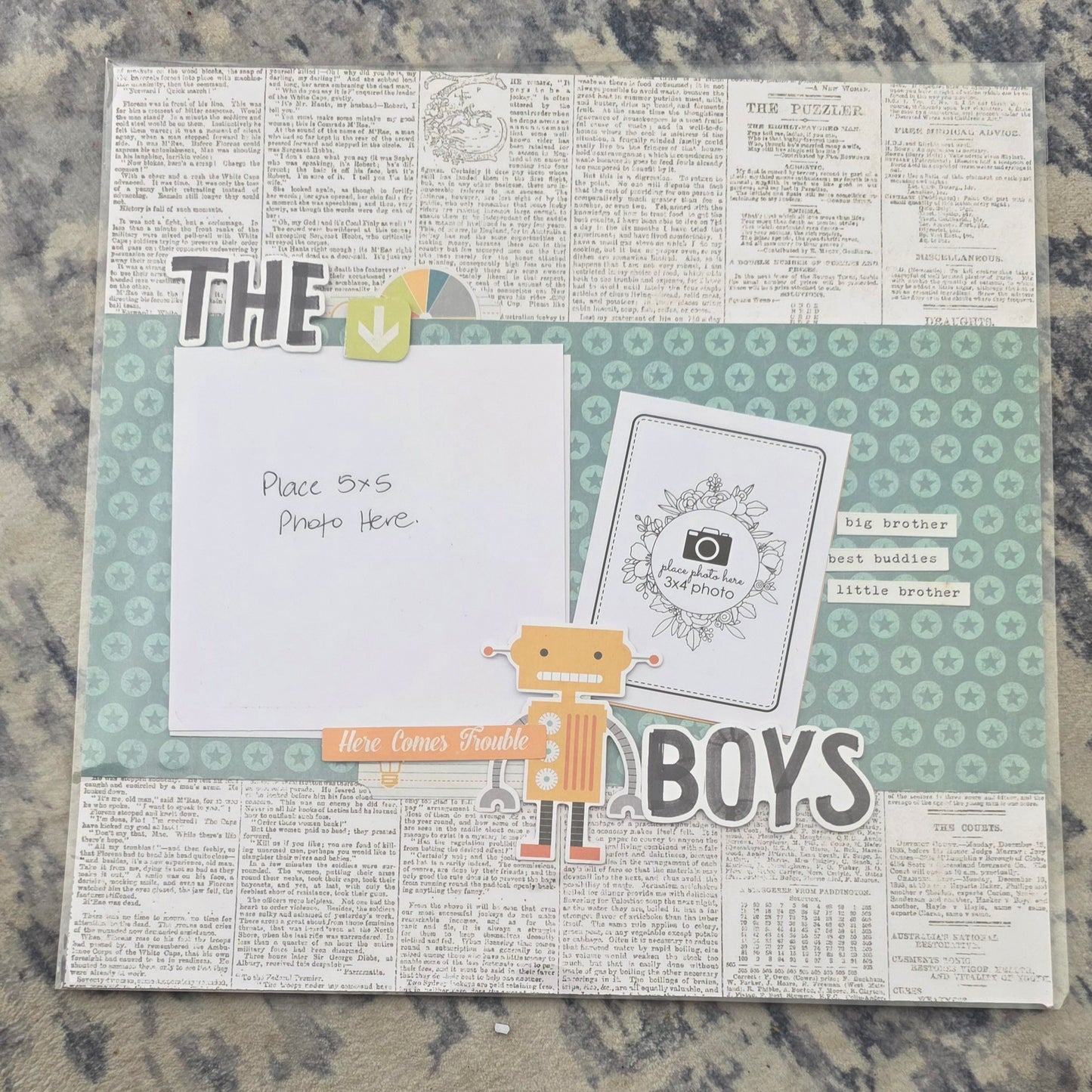 The boys - Pre-made layout
