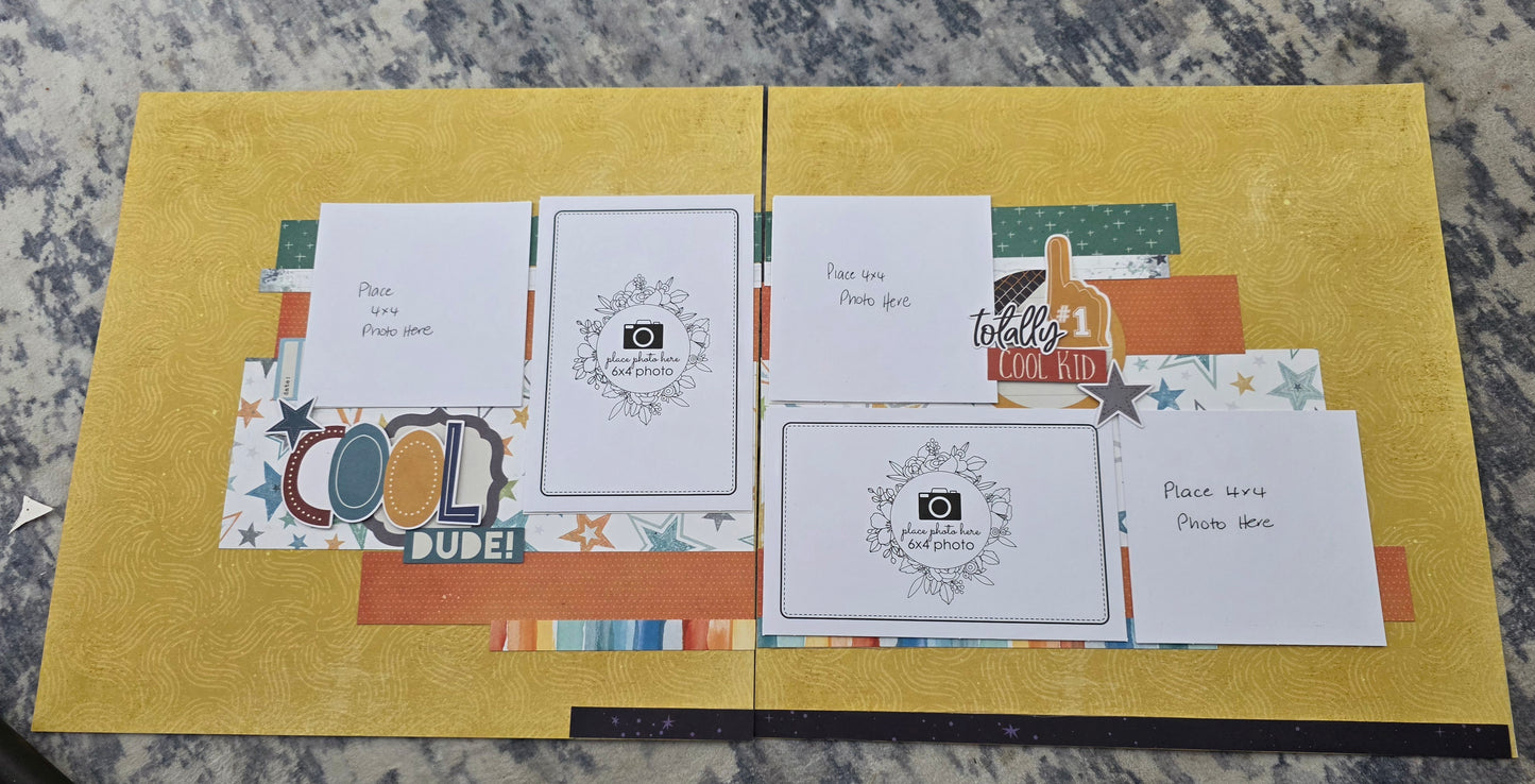 Cool Dude Premade Layout