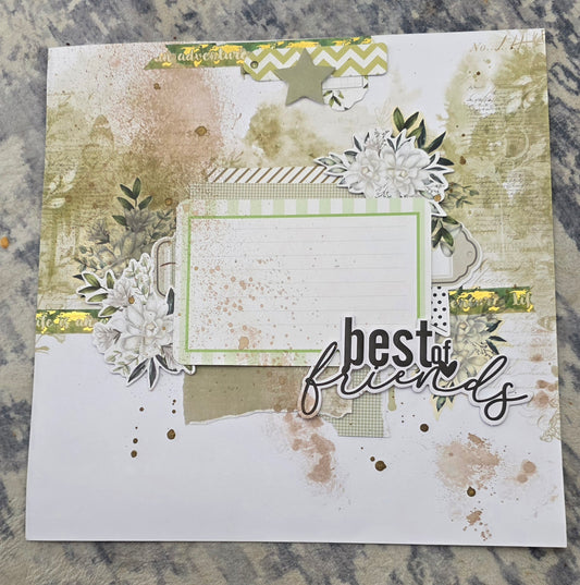 Best Friends Premade Layout