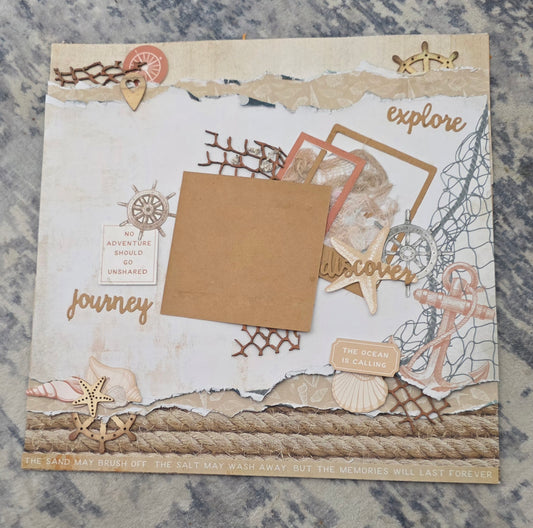 Journey, Explore, Discover Premade Layout