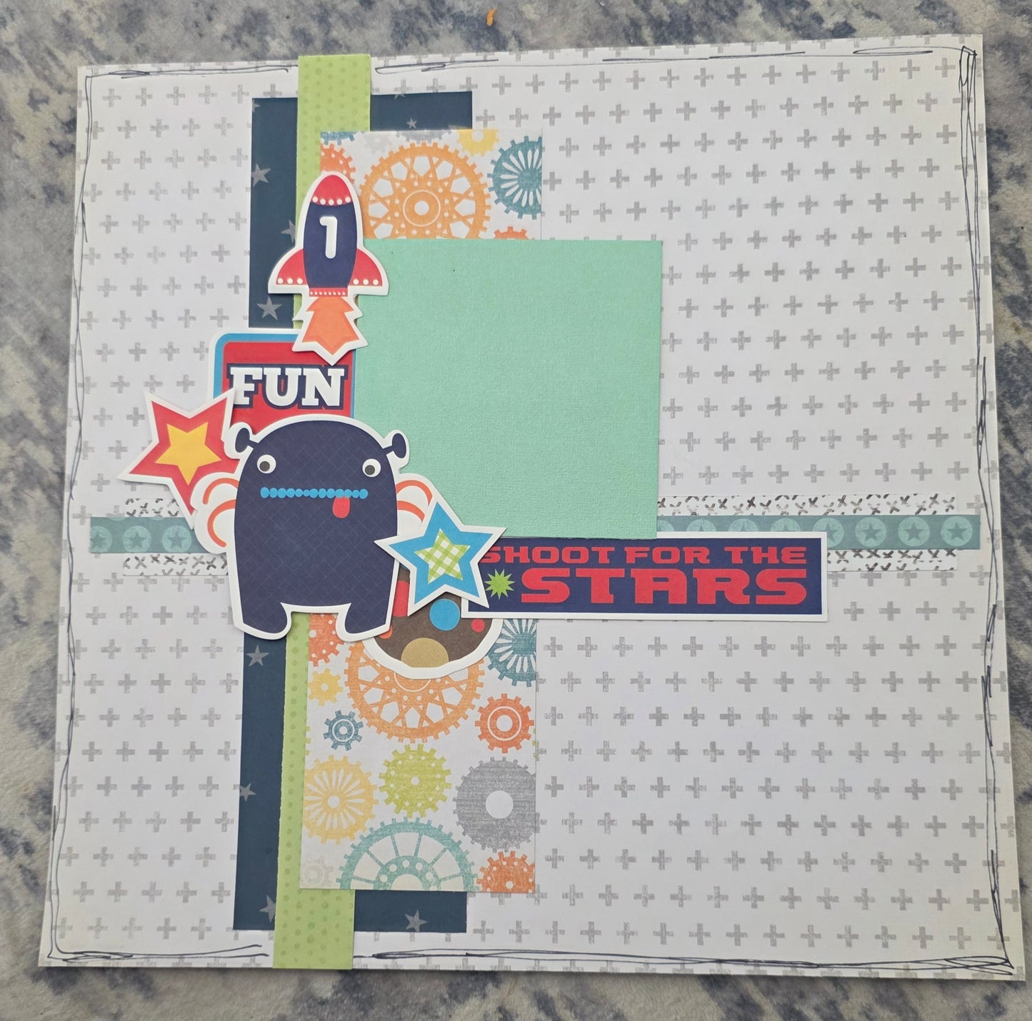 Shoot for the Stars- Pre-made layout