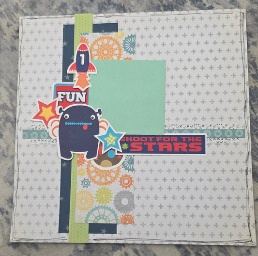 Shoot for the Stars- Pre-made layout