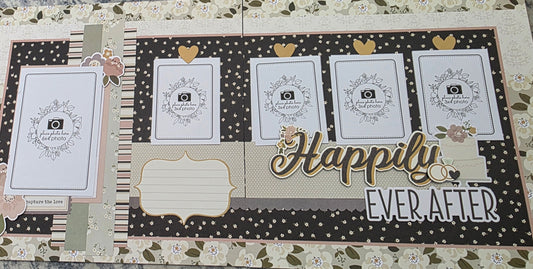 Happily Ever After Page Kit - Pre-made Layout