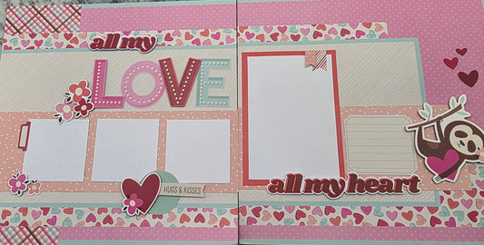 Love Page Kit - Premade Layout
