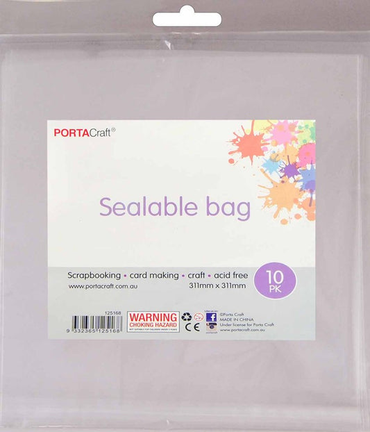 125168 - Sealable Bag 10pk 12x12